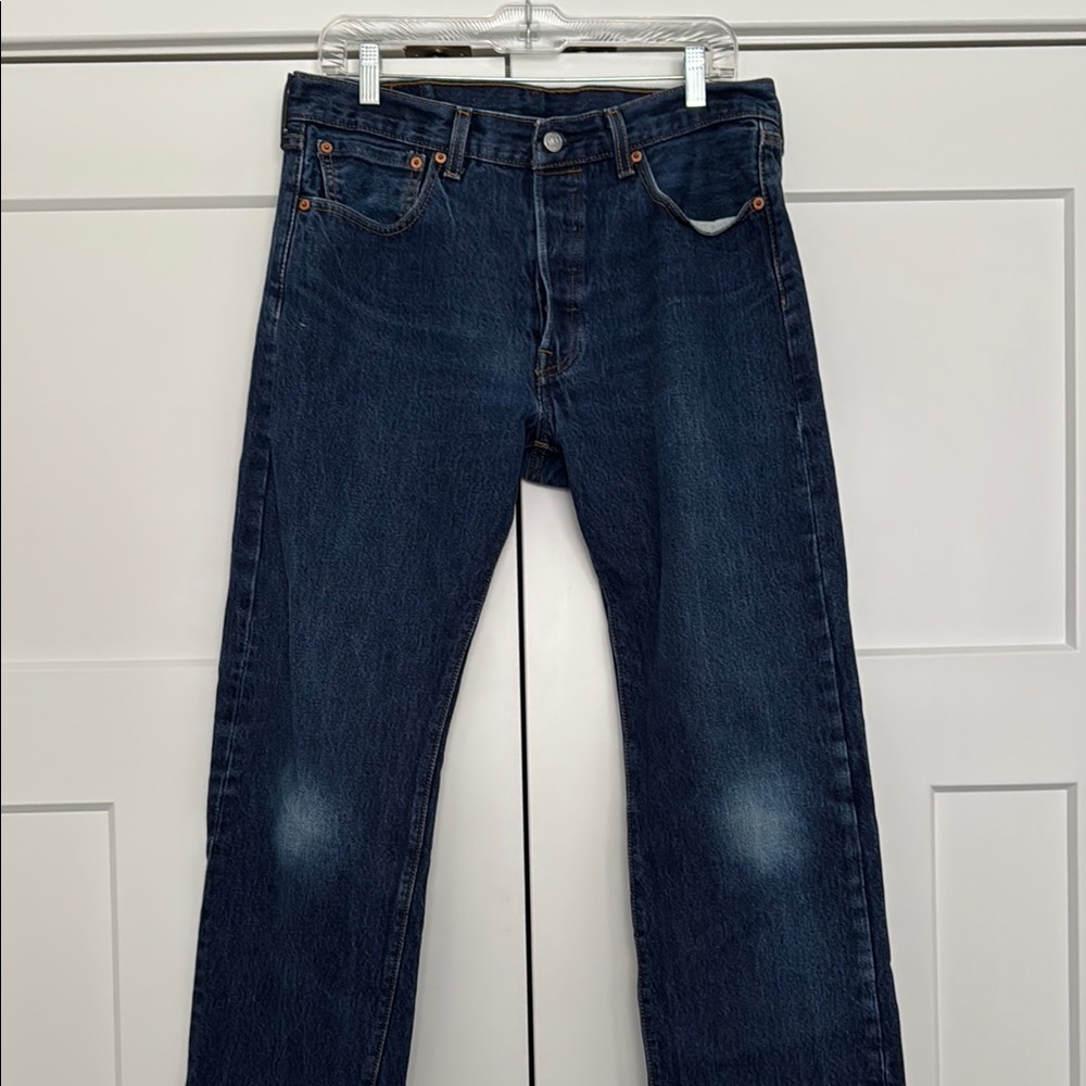 Levi's Blue Straight Jeans Classic Timeless Design